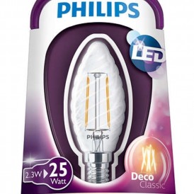 Philips ED E14 2,3W = 25W 250lm 2700K Izzó