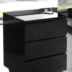 Fiókos szekrény BAJKAL – fekete