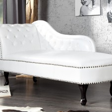 Kanapéágy CHESTERFIELD – fehér