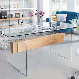 Íróasztal ANEX 160 cm – világos/természetes